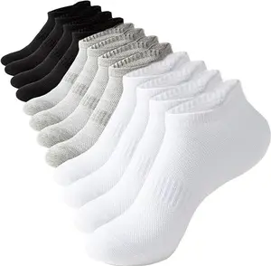 Ankle Socks for Women, Running Athletic Low Cut Tab Socks Sports No Show Socks 6-Pairs