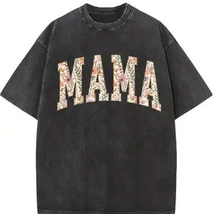 Comfort Colors Mama Shirt, Floral Mama TShirt, Mothers Day Gift, Girly Aesthetic Gift For Mom, Retro Mom Tee, Cute Mom  Mama Gifts