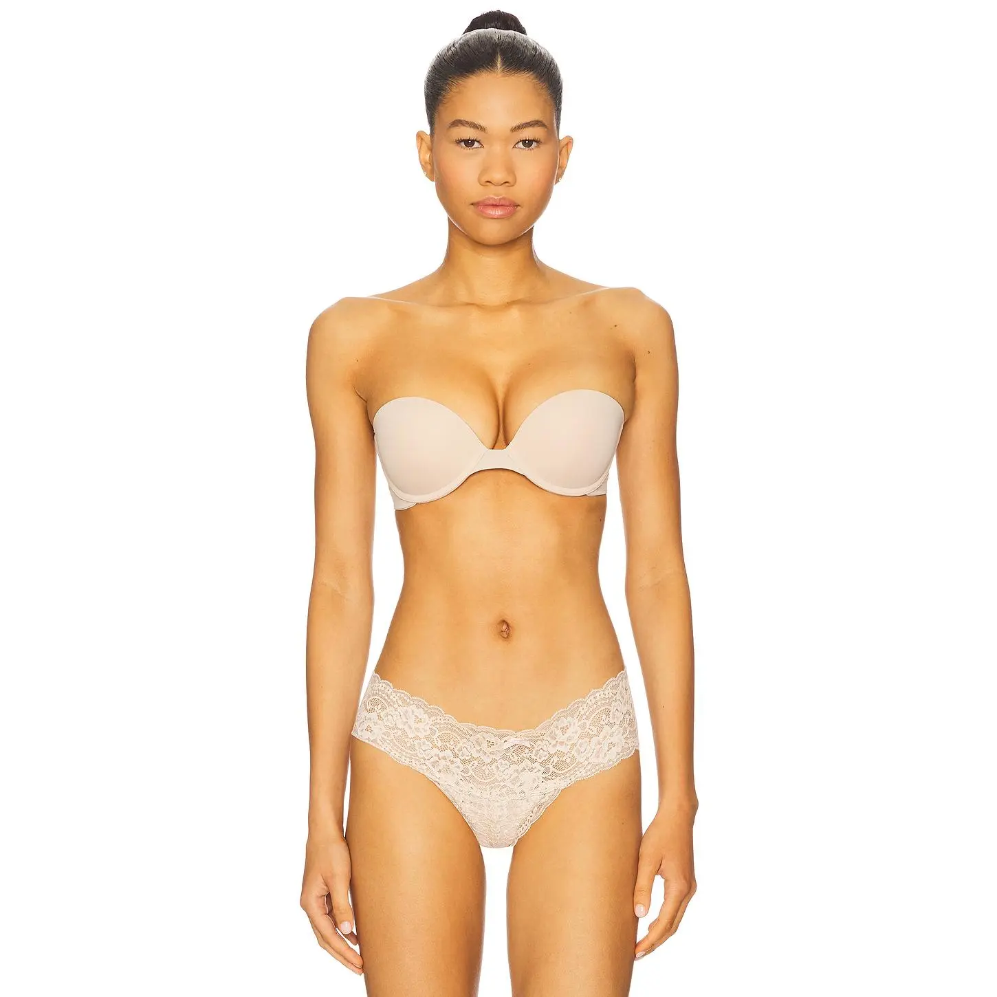 Skarlett Blue Breathless Strapless Plunge Bra in Cashmere