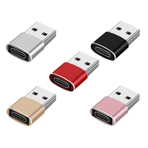 USB C Female To USB Male Adapter, Type C To USB A Charger Adapter, Universal Phone Accessories for Apple iWatch iPhone Samsung