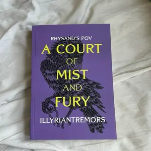 Rhys's POV: A Court of Mist and Fury 450 custom High Quality  Book Binding, rhysand, acomaf