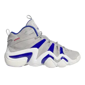 adidas Mens Crazy 8 'Dodgers' Basketball Sneakers Shoes - Grey