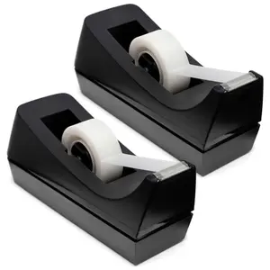Desktop Tape Dispenser, Non-Skid Base, Weighted Tape Roll Dispenser - Perfect for Office Home School (Tape not Included) stationery