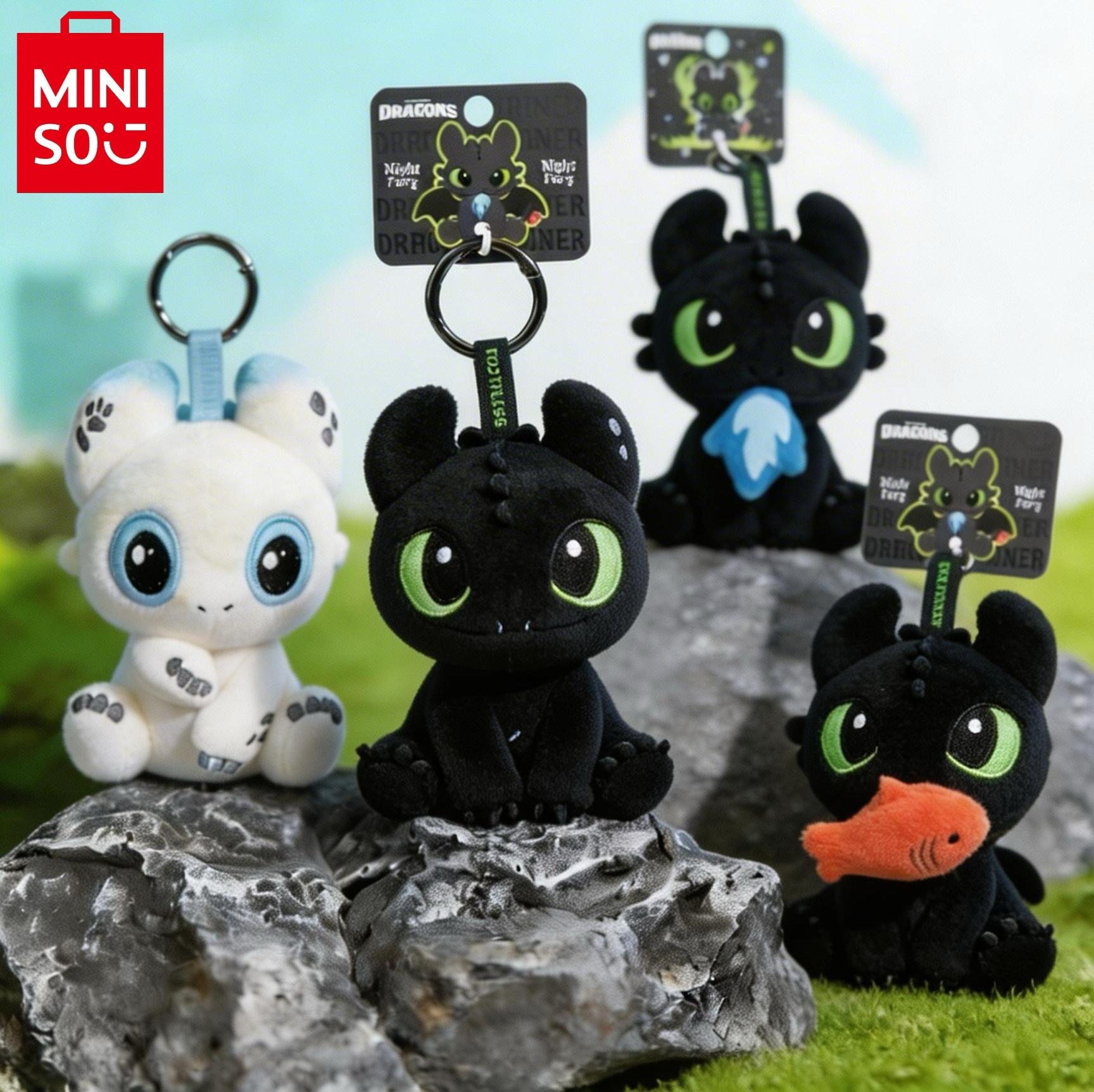 How to Train Your Dragon Toothless Light Fury Plush Keychain Cute Bag Charm Backpack Pendant Collectible Gift#Summervibes, Back To School