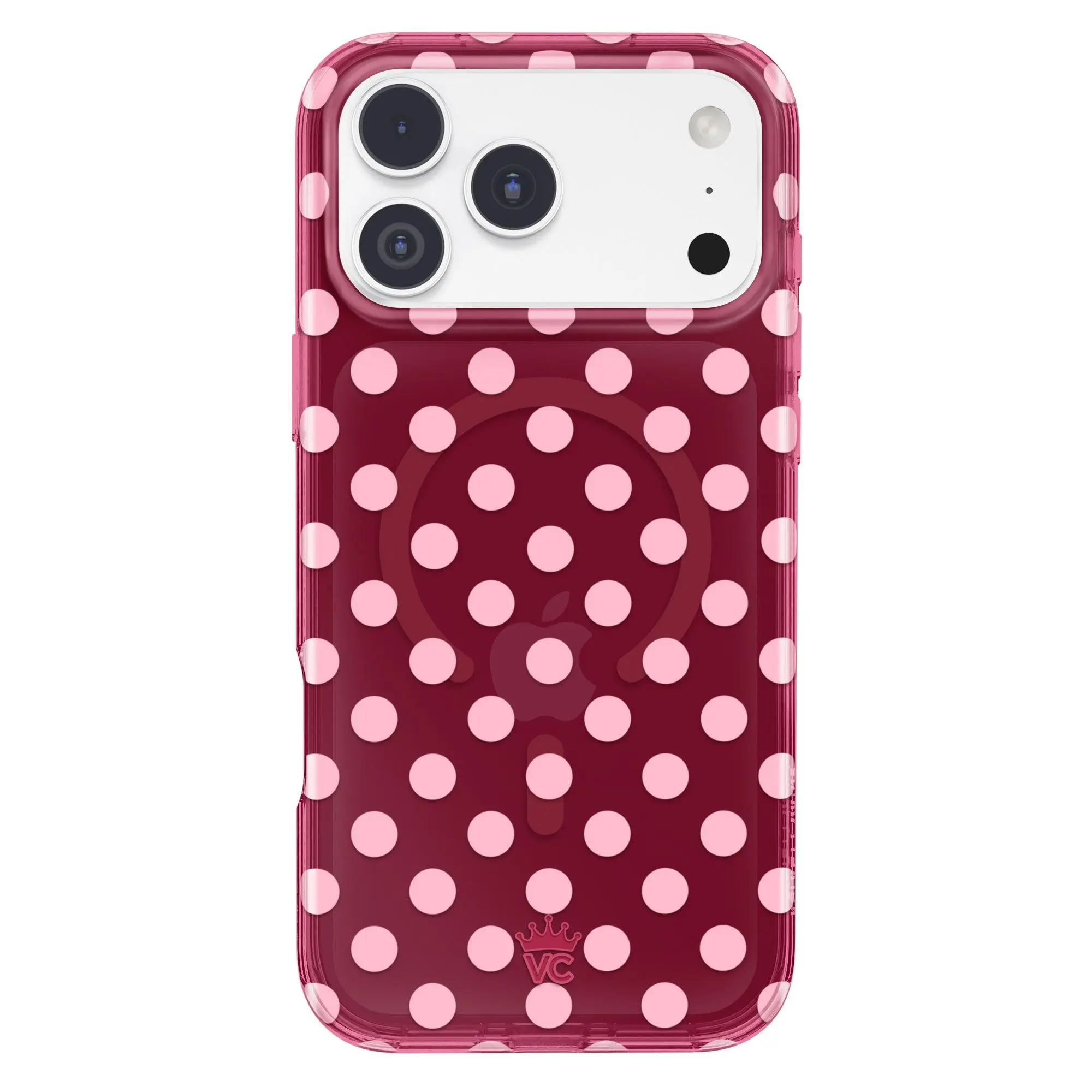 Raspberry Iphone Picture Raspberry Polka Dot iPhone Case - TikTok Shop