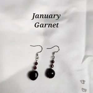 January Birthstone Earrings