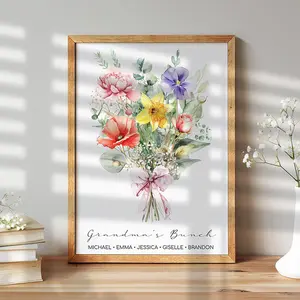 Personalized Birth Flower Bouquet