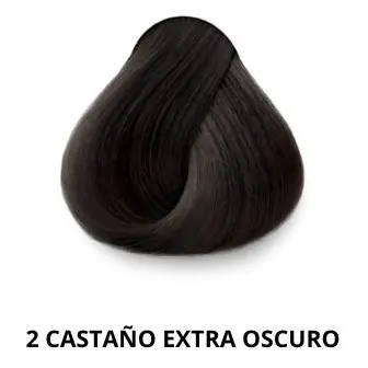 2 Castaño extra oscuro