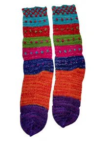 Unisex Handmade Knitted Wool Winter Warm Socks