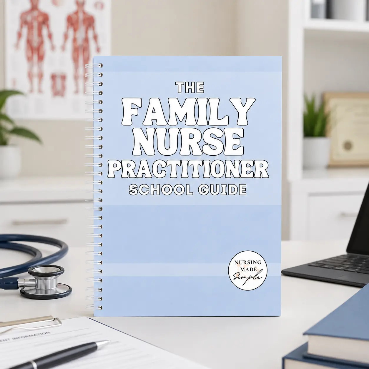 Family Nurse Practitioner Clinical Review Book | 19-Section FNP Reference with Cram Sheets