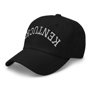 RIVEMUG NX Upside Down Kentucky Cap Embroidered Curved Bill Relaxed Fit Low Crown Adjustable Hat