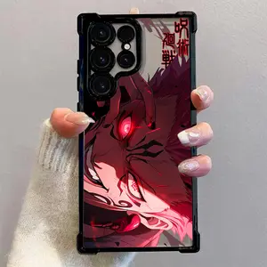 Anime J-Jujutsus K-KaisenPhone Case Suitable for Samsung Galaxy S26 S25 S24 A57 A37 A07 A26 A36 A55 A35 A06 A16 A05 A14 A24 A34 A54 A15 A05S A25 A04e A04 S23 S22 S21 FE Ultra Plus Edge 4G 5G Anti Fall Transparent Soft Back Cover Accessories