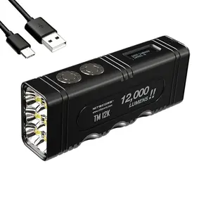 Nitecore TM12K Tiny Monster EDC Flashlight (12,000 Lumens | USB-C Rechargeable)