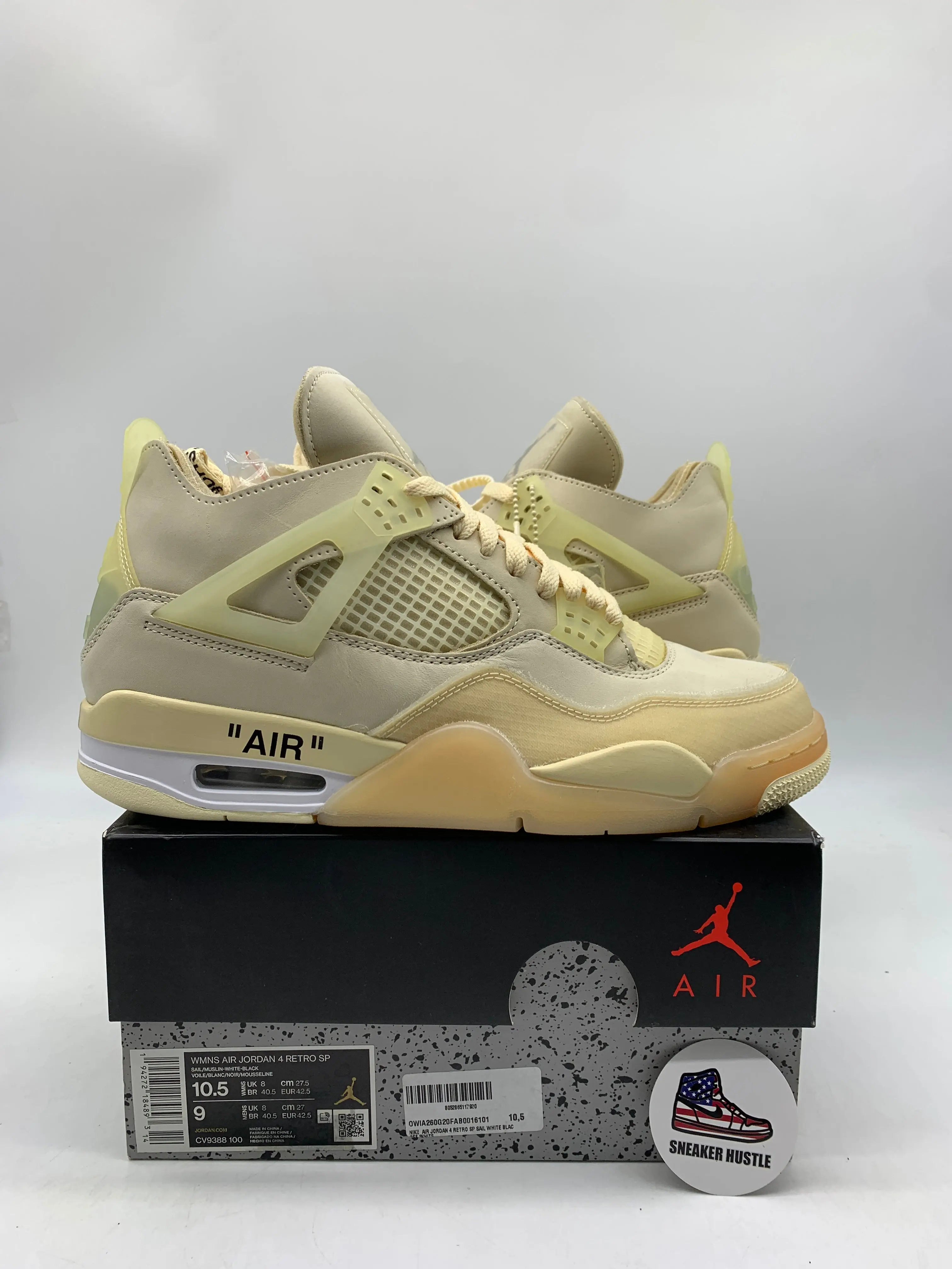 Jordan 4 Retro Off-White Sail (Women's)