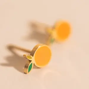 Mini Clementine Stud Earrings