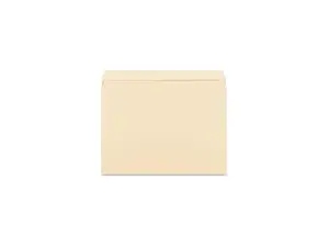 Business Source Straight-Cut 1-ply Tab Heavyweight File Folders - Letter - 8 1/2" x 11" Sheet Size - Straight Tab Cut -