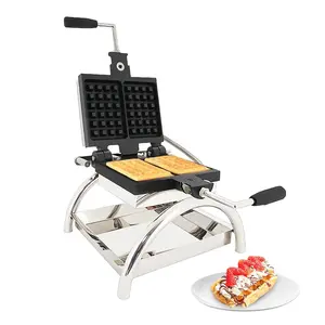 AP-31 Square Shape Waffle Iron | Rotating Belgium Waffle Maker | 2 Waffles | Nonstick Coating