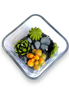 Succulent Sunset Candle - Perfect Gift for Teachers & Mothers, Unique Gift Idea