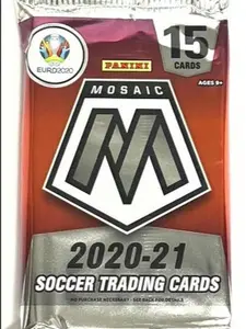 1 (ONE) PACK Of 2020/21 Panini Mosaic UEFA Euro 2020 Soccer Hobby box