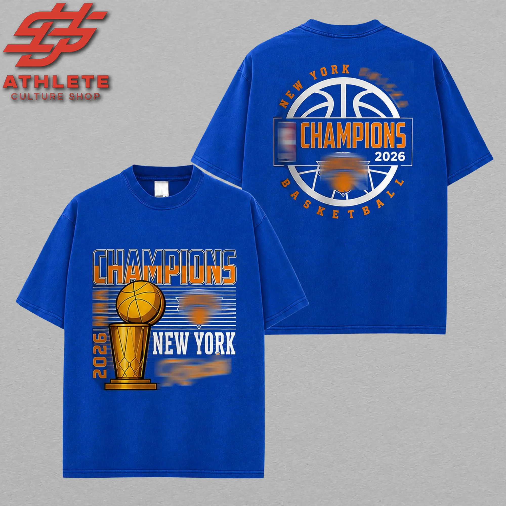 [LEO] Knicks Basketball - The Champions 2026 Premium 100% Cotton T-Shirt For Knicks Nation, Knicks Basketball Fans Apparel, Jalen Brunson Fans Basketball Streetwear Tee, Gift For Basketball Fan Youth + Adult