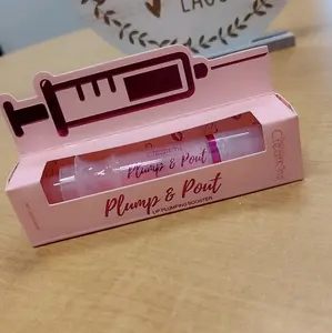 Lip and Pout Clear Pnk Lip Plumping Booster lipgloss
