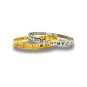 Roman Numeral Bangle for Women - Fashion Accessory