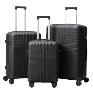 Luggage Sets, 3 Piece Durable Suitcase Set with Spinner Wheels, 3 Pcs Hard Shell Lightweight Luggage with TSA Lock, Large Checked Travel Suitcases, 20/24/28 Inch