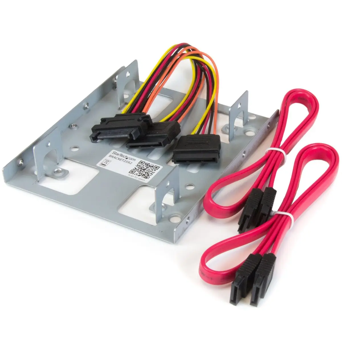 StarTech Dual Mount Metal Bracket Kit, Converts 2.5" to 3.5" for SATA Drives, Pc Builders