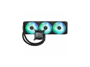 Asus PRIME LC 360 ARGB LCD Cooling Fan/Radiator/Water Block/Pump - 3 x Fan(s) - 77.22 CFM Maximum Airflow - 2500 rpm - Compatible Intel Socket: Socket LGA-1851, LGA-1700, LGA-1200, LGA-115X - Compatib