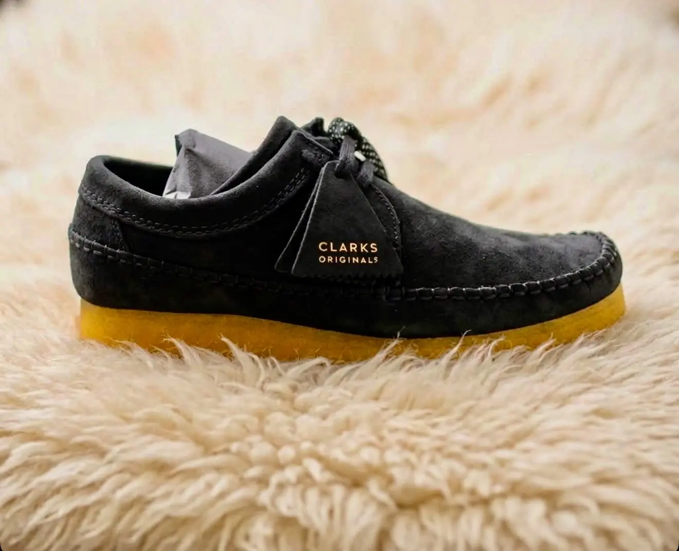 MEN'S WEAVER BLACK SUEDE DAIM NOIR