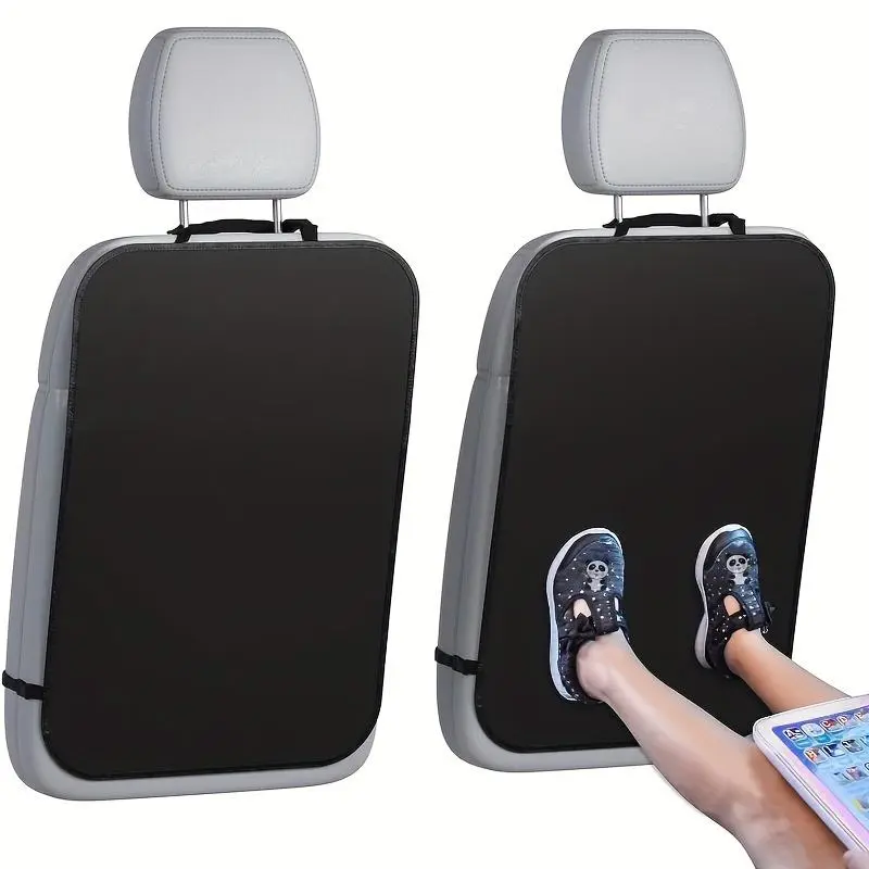 Car Seat Back Kick Protectors, Car Seat Back Protector Pads, Large Kick Mats for Car, Waterproof Car Back Seat Covers, Automotive Car Interior Accessories, Car Floor Mats, Car Floor Mats All Weather, Car Foot Mats, Car Interior Kit, Car Accessory