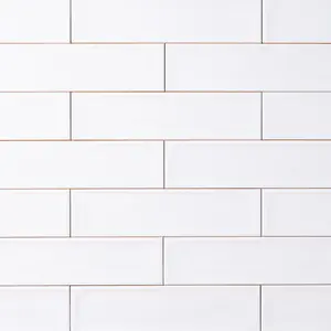 Chanelle Brilliant White 3x12 Ceramic Tile Glossy