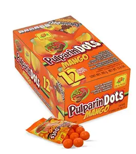 Pulparindots  mango 12 ct Pack Sweet Candy Candy Snack Candy Bite Flavor Bonbon Tangy Sour