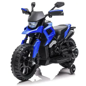 6V Electric Dirt Bike for Kids with Training Wheels 2-5 MPH Bluetooth Music LED Headlights Trike Bike 6V Electric Dirt Bike for Kids with Training Wheels 2-5 MPH Bluetooth Music LED Headlights Trike Bike
