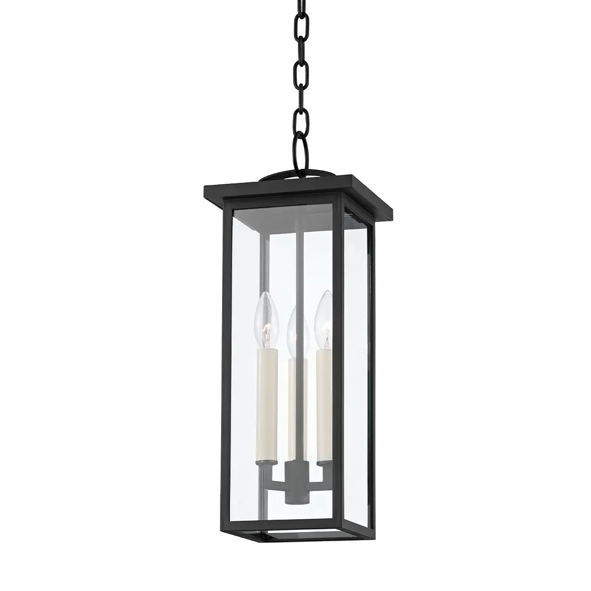Eden Outdoor Pendant Light - Durable EPM Material, Cage Design, Textured Black or Bronze Finishes