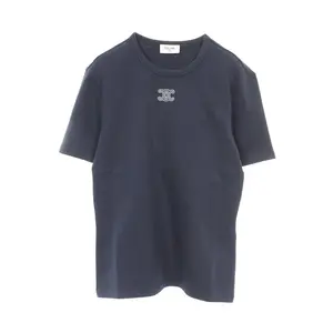 Pre-owned Celine Cotton Small Leather Goods Triomphe T shirt