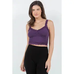 Twilight Purple Bralette with Lace