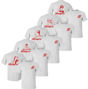 Snap-on Tools 2 Sided T-Shirt, Unisex Gift For Men and Women, Cotton Fitted Crew Neck Short Sleeve Casual Unisex Top Made in USA, Full Color & Size