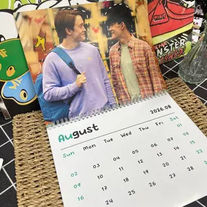 Wall Calendar 2026 Heartstopper - 11" x 8.5" & 14" x 11" - Glossy Finish - Perfect Gift for Fans - Year 2026 Edition