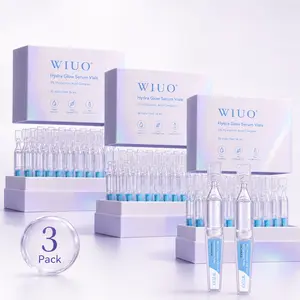 3 PCS | Hyaluronic Acid Serum | 3% 4D Hyaluronic Acid | Deep nourishment | Hydration and long-lasting moisture | Boosts skin brightness | Smooths fine lines | Glass-skin glow | Great for all skin types