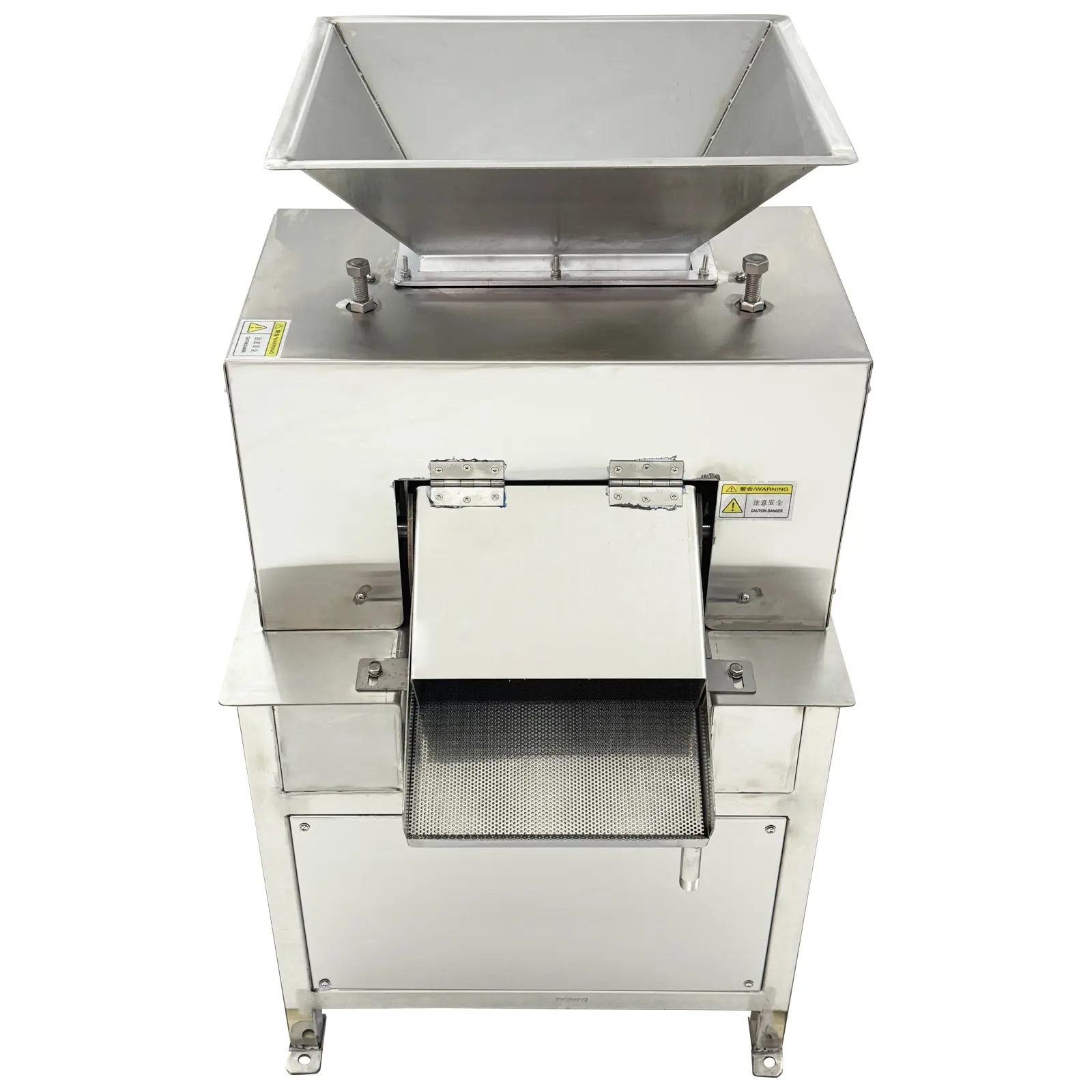 YOKOMA Fully Automatic Lemon Orange Roller Juicer 110V, Stainless Steel Commercial Fruit Juice Extractor Machine