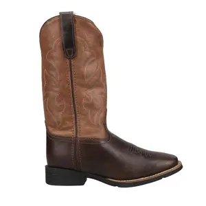 ROPER Mens Monterey Square Toe  Casual Boots Mid Calf - Brown