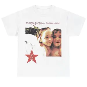 Siamese Dream 30th Anniversary Tee, Smashing Pumpkins Classic Tour Shirt, Retro Band Merch, Unisex Menswear Womenswear Top