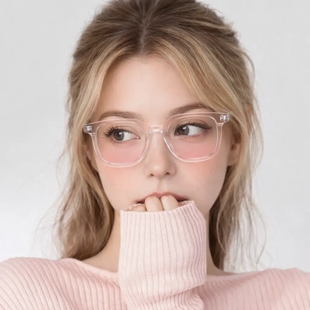 2-Pack Trendy Y2K Gradient Blush Sunglasses – Retro Minimalist Face-Flattering No-Makeup Eyewear for Daily Wear