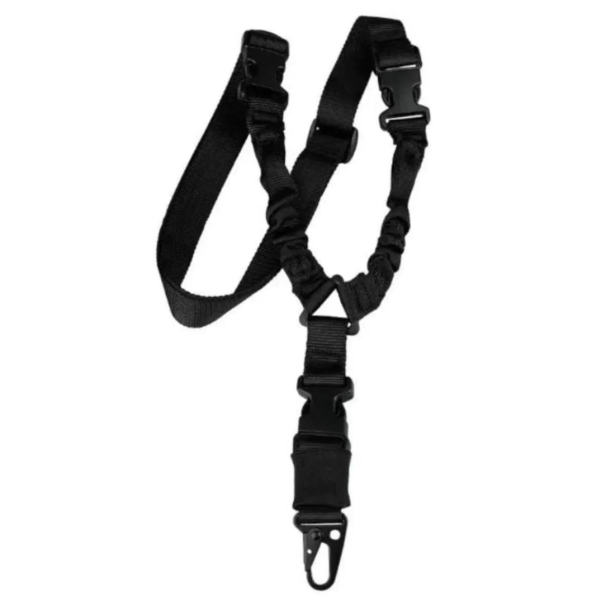Tactical Vertical Single Point Rifle Sling with Metal Buckle, 1-Count Rope Strap, Outdoor Hunting & Recreation Safety Accessory, Father’s Day Gift