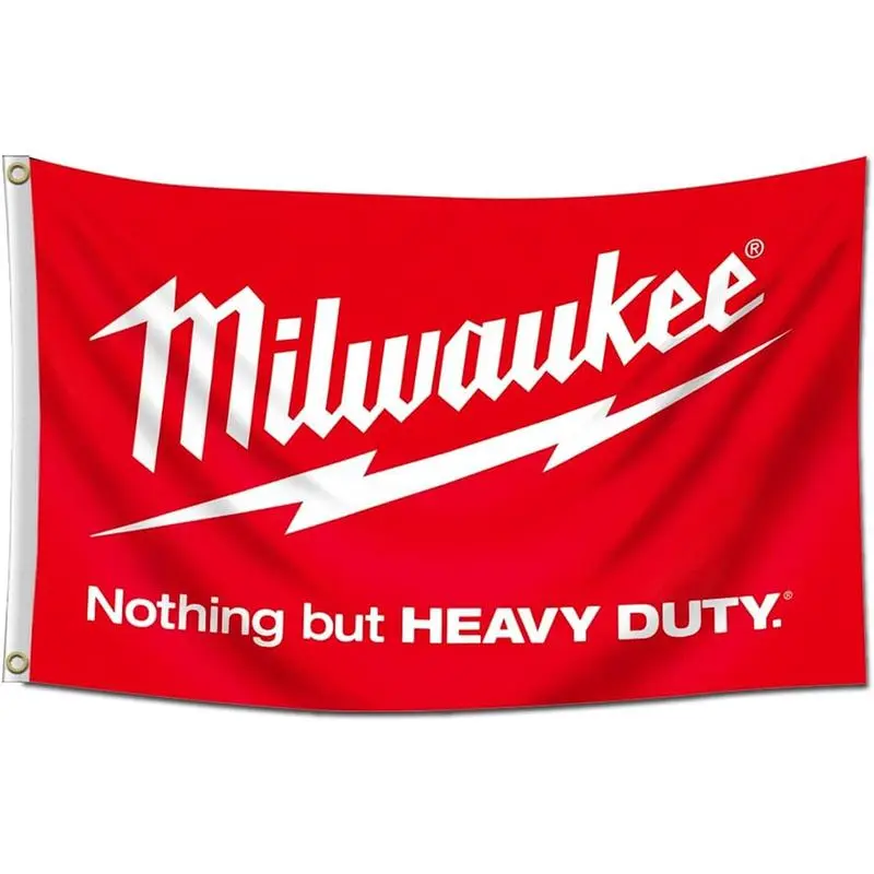 Milwaukee Flag Heavy-Duty Banner, Home Decor Tapestry for Man Cave & Garage, Strong Hanging Gift for Dorm Rooms bedroom decor tapestry cheap bedroom decor stuff for your room cheap tiktokshopbacktoschool