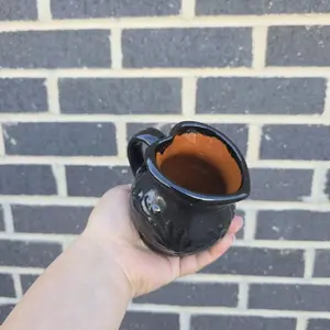 Black Talavera Poncherito Mug - Set of 2