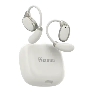 PIXNMO OWS Open Ear Wireless Bluetooth Earbuds, Universal Language Earphones with 150+Languages - Your Real-Time Language Bridge.  Bluetooth 5.4, All-Day Comfort for Music, Calls & Sports.