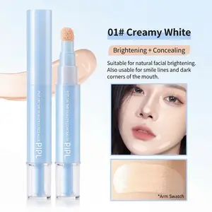[PIPL]Dual-effect Concealer & Foundation Eye Concealer - 24-hour long-lasting, high-coverage matte finish. Korean pressed powder foundation for a flawless complexion. Covers acne marks, sculpts the nose, and nourishes the skin.