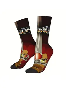 BIIHUDU Anime Sock Printed Novelty Ankle Socks Casual Stylish Socks - Polyester Elastane, All-Over Graphic Print with Cartoon Characters & Vibrant